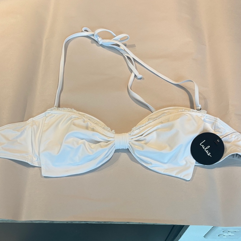 Lulu's White Bikini Top